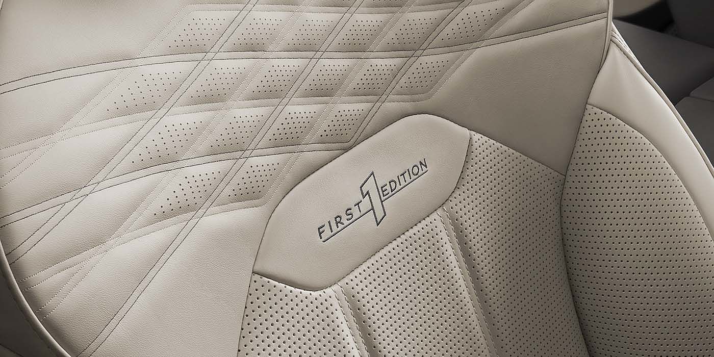 Bentley Basel Bentley Bentayga EWB Azure SUV First Edition seat detail